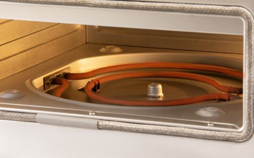 Pizza pec Genius - nerezová, pečící kamen - DOMO DO9289PZ, 1 700 W, až 450°C, časovač