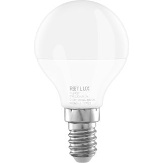 RLL 433 G45 E14 miniG 6W CW       RETLUX
