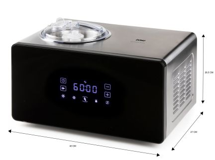 Zmrzlinovač s kompresorem a jogurtovač - DOMO DO9252I, Objem: 1,5 l