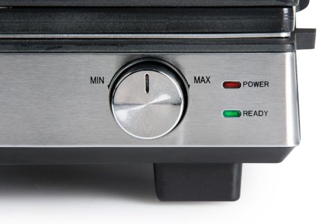 Kontaktní gril a vaflovač 2v1 - DOMO DO9287G, Keramický povrch PFAS free, Příkon: 1 800 W, Možnost otevření o 180°