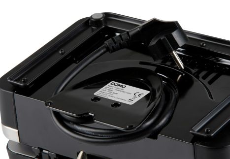 Sendvičovač - Gril - Vaflovač - 3v1 - černý - DOMO DO9278C, příkon 1 100 W, termostat, černá barva