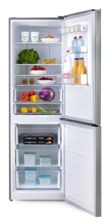 Lednice kombinovaná s mrazákem dole -  DO91337C,  323 L - nerezová ocel