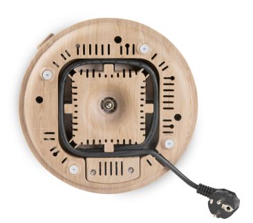 Fondue - bílý - dřevěný vzhled - DOMO DO736F, 1500 W, 8 osob, nádoba 1,4 L