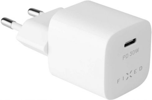 FIXED nabíječka USB-C 30W, FIXC30M-C-WH