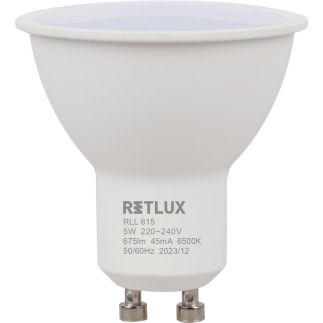 RLL 615 GU10 bulb 5W DL D RETLUX