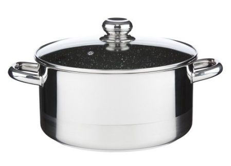 Hrnec CERAMMAX PRO STANDARD s poklicí, průměr 26 cm, objem 6.5 l, keramický povrch černý granit