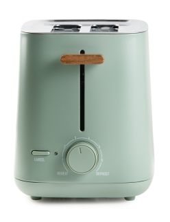 Topinkovač na 2 topinky - zelený - WOOD YOU - DOMO DO973T, 1 000 W