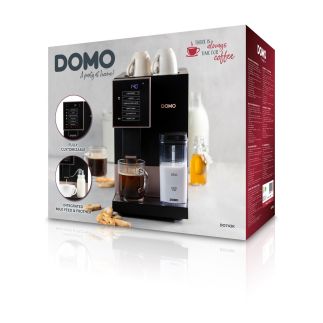 Automatický Espresso kávovar - černobronzový - DOMO DO743K, 1 350 W, 19 barů, LCD displej