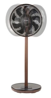 Stojanový ventilátor s 3D oscilací - Wood Style - DOMO DO8155, 33 cm, dálkové ovládání 