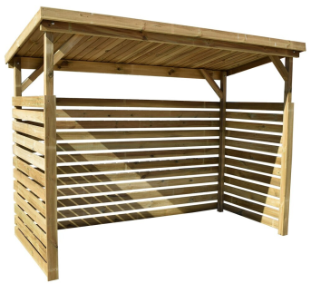 WEKA Dřevěný dřevník 663 (310 x 130 x 204 cm)