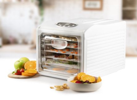 Sušička ovoce - digitální - DOMO DO353VD, Příkon: 500 W, 6 plat, digitální, časovač, regulace teploty