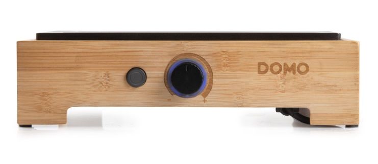 Stolní elektrický gril Plancha - Bamboo Style - DOMO DO9271G, 1 800 W, termostat, plocha 42 x 28 cm