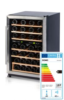 Domácí vinotéka na 45 lahví - dvouzónová - DOMO DO918WK