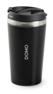 Termohrnek 400 ml - černý - DOMO DO733K-44, Objem: 400 ml, Barva: černá
