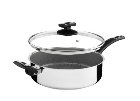 Pánev CERAMMAX PRO STANDARD, s rukojetí, s poklicí, průměr 26 cm, objem 3.9 l, šedý GRANIT