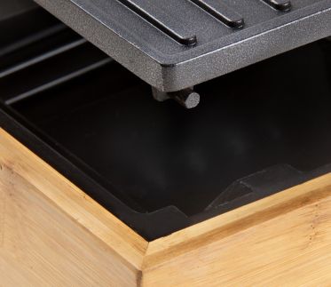 Stolní elektrický gril Plancha - Bamboo Style - DOMO DO9270G, 1 000 W, termostat, plocha 36 x 14 cm