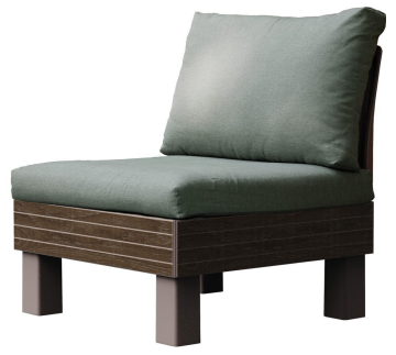 ELEMENTS SIGNATURE zahradní plastové křeslo - walnut