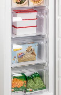 Šuplíkový mrazák - bílý - PRIMO PR171DV, Objem: 204l *, Třída: D, (š x h x v): 54,5 x 59 x 170 cm