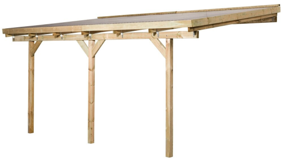 WEKA Dřevěná zahradní pergola 671 (4,2x3 m)