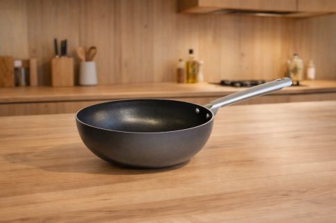 DOMO pánev Wok ALL IN - 28 cm, indukce, nerez rukojeť