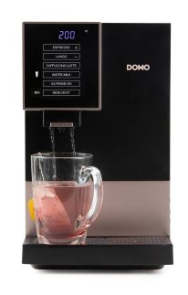 Automatický Espresso kávovar - černobronzový - DOMO DO743K, 1 350 W, 19 barů, LCD displej
