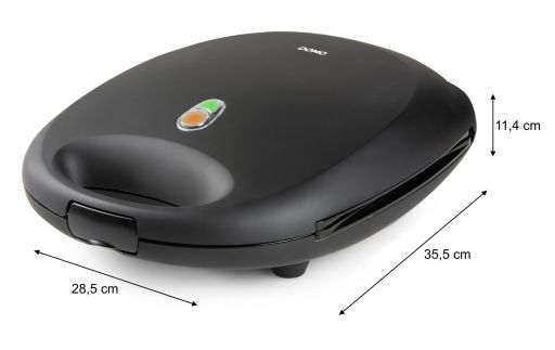Sendvičovač 2v1 na 4 sendviče / vafle - DOMO DO9295C, Příkon: 1200 W
