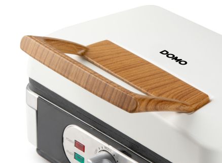 Sendvičovač - Gril - Vaflovač - 3v1 - bílý - DOMO DO9277C, příkon 1 100 W, termostat, bílá barva
