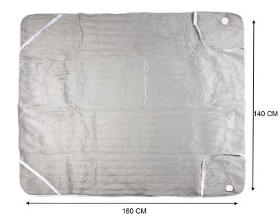 Elektrická vyhřívací deka - dvoulůžková - DOMO DO642ED, Příkon: 100 W, Rozměry: 140x160 cm