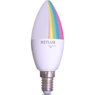 RSH 100 C37 E14 žár. 4,5W RGB CCT RETLUX