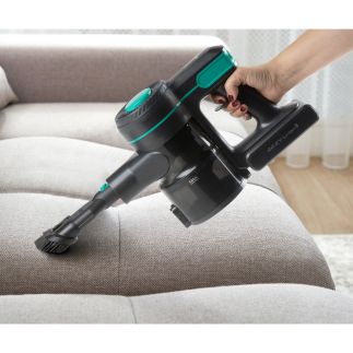 Tyčový aku vysavač 2v1 - zelenočerný 22,2 V - PRIMO PR509SV, Li-on 22,2 V