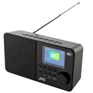 Radiopřijímač DAB+ JVC RA-E611B-DAB, černý