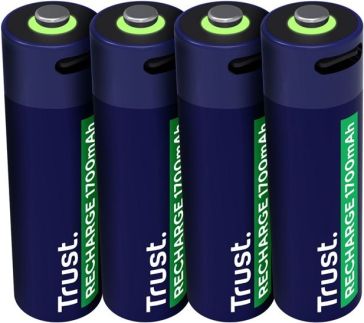 Trust USB-C Accu 1700 mAh 4P - AA