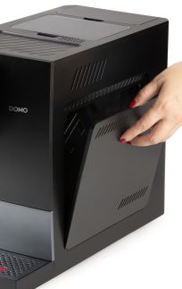 Automatický Espresso kávovar - černo šedý - DOMO DO744K, 1 350 W, 19 barů, LCD displej