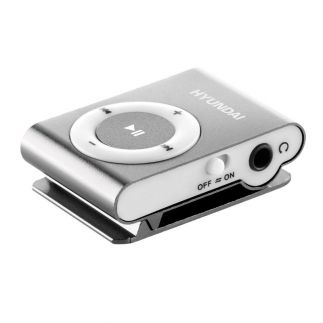 MP3 přehrávač Hyundai MP 213 S, micro SD, stříbrná barva