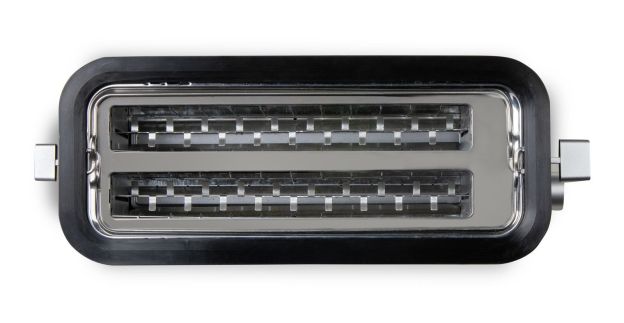 Topinkovač nerez s rozpékačem - 4 plátky - DOMO DO967T, 4 plátky pečiva