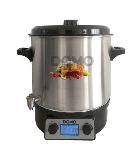 Zavařovací hrnec nerez s LCD - nerez kohout - DOMO DO42326PC, Příkon: 2000 W