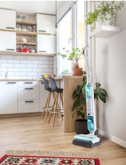 Podlahový čistič 2v1 s odsáváním - DOMO DO253SW, Napájení: Li-ion 21,9 V (2600 mAh)