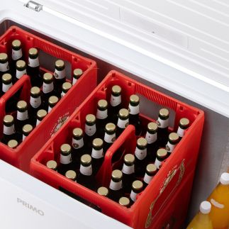 Pultový mrazák 2v1 - 293 litrů - bílá - PRIMO PR188DVK, Objem mrazáku: 293 l , Třída: D