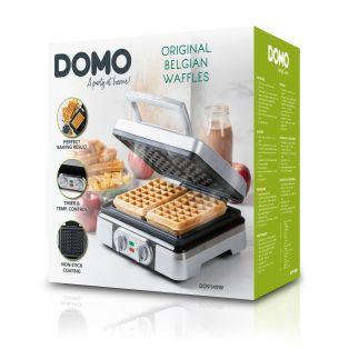 Vaflovač 4x7 s termostatem -  DOMO DO9149W