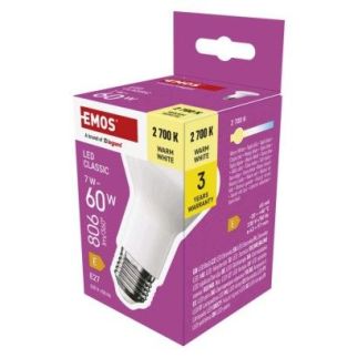 Emos ZQ7E41 LED žárovka Classic R63/E27