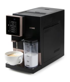 Automatický Espresso kávovar - černobronzový - DOMO DO743K, 1 350 W, 19 barů, LCD displej