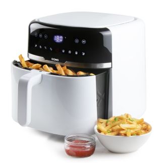 Horkovzdušná fritéza 8 l - digitální - DOMO DO1148FR, 8 litrů, bílá, digitální 