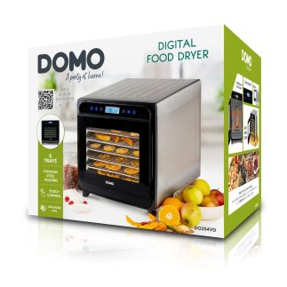 Sušička ovoce - DOMO  DO354VD, Příkon: 700 W, 8 plat, digitální, časovač, regulace teploty