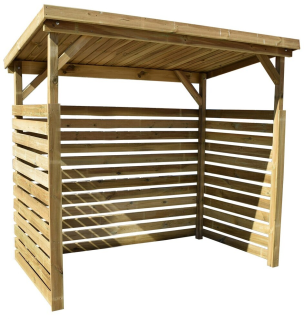 WEKA Dřevěný dřevník 663 (260 x 130 x 204 cm)