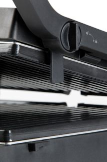 Kontaktní gril a vaflovač 2v1 - DOMO DO9287G, Keramický povrch PFAS free, Příkon: 1 800 W, Možnost otevření o 180°