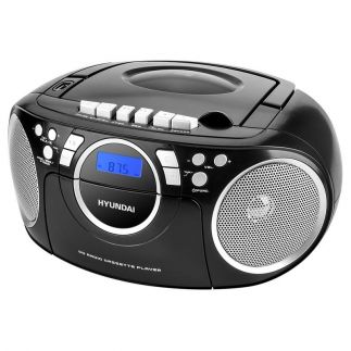 Radiomagnetofon Hyundai TRC 788 AU3BS s CD/MP3/USB, černá/stříbrná