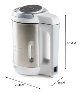 Automatický polévkovar - DOMO DO737BL, Objem: 1,6 l, 4 programy, Příkon: 1 000 W