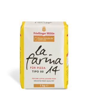 Pizza mouka LA FARINA 14 - Nadýchaná a křupavá - Typ 00 - 1 kg, 1 kg 