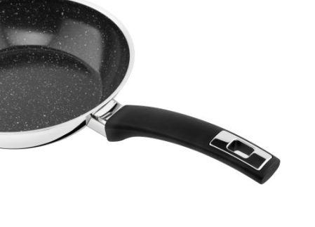 Pánev CERAMMAX PRO COMFORT, průměr 22 cm, objem 1.2 l, černý GRANIT