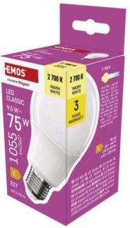 Emos ZQ5E51 LED žárovka Classic A60 / E2